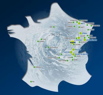 Carte de france Delphin France